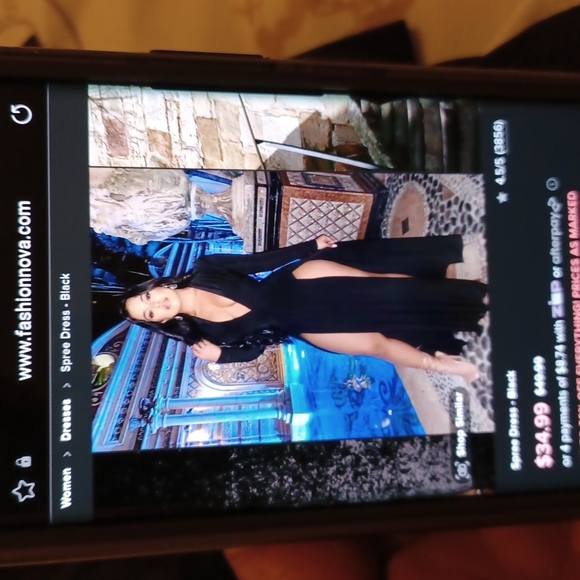 Fashion nova dress black size 3x new - Picture 3 of 3